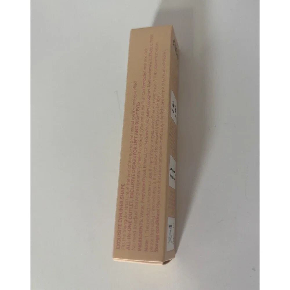 PAGEVINE Rotate The Eyeliner Stamp Pen - Black - Waterproof - Full Size - NIB